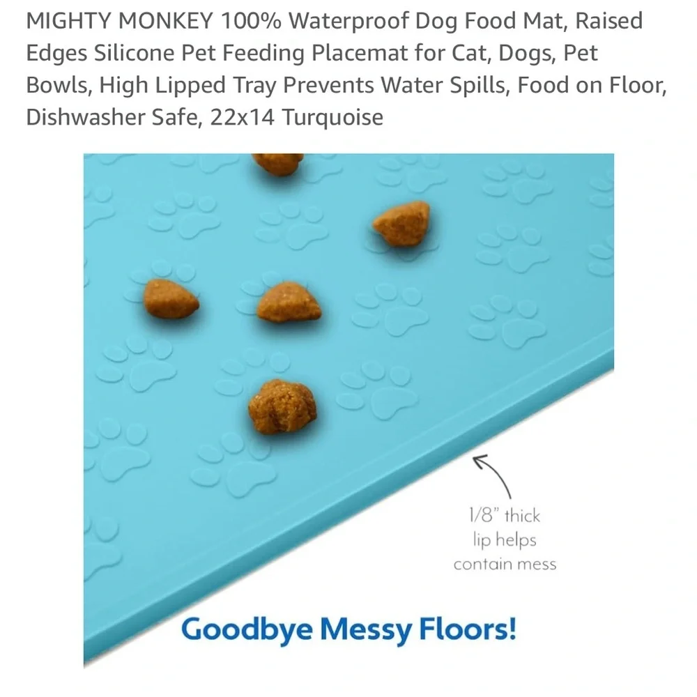 Pet feeding mat